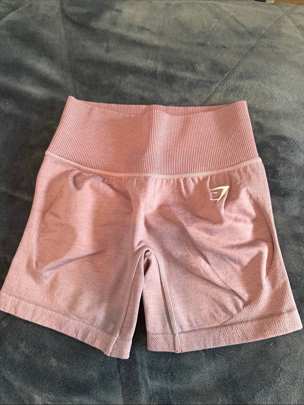 Gymshark Women’s High-Waist Seamless Bike Shorts in Dusty Pink